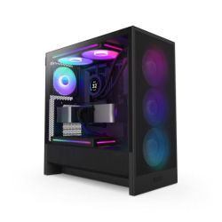 NZXT CASE H5 FLOW BLACK RGB...