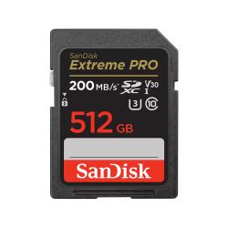 SanDisk SDXC 512GB Extreme...