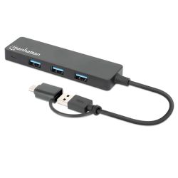 Hub MANHATTAN s 4 USB 3.0...