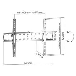TV Nosac 37-70'' nagib