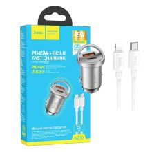 hoco. Auto punjač, brzi, sa...